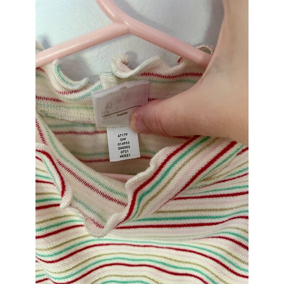 Hanna Andersson Stripe Lurex Rib Dress - 3T (Orig. $48) - Picture 7 of 7